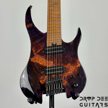 Legator Ghost X7F Multiscale Headless 7-String Electric Guitar w/ Bag - Magma