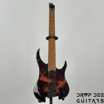 Legator Ghost X7F Multiscale Headless 7-String Electric Guitar w/ Bag - Magma