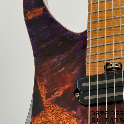 Legator Ghost X7F Multiscale Headless 7-String Electric Guitar w/ Bag - Magma