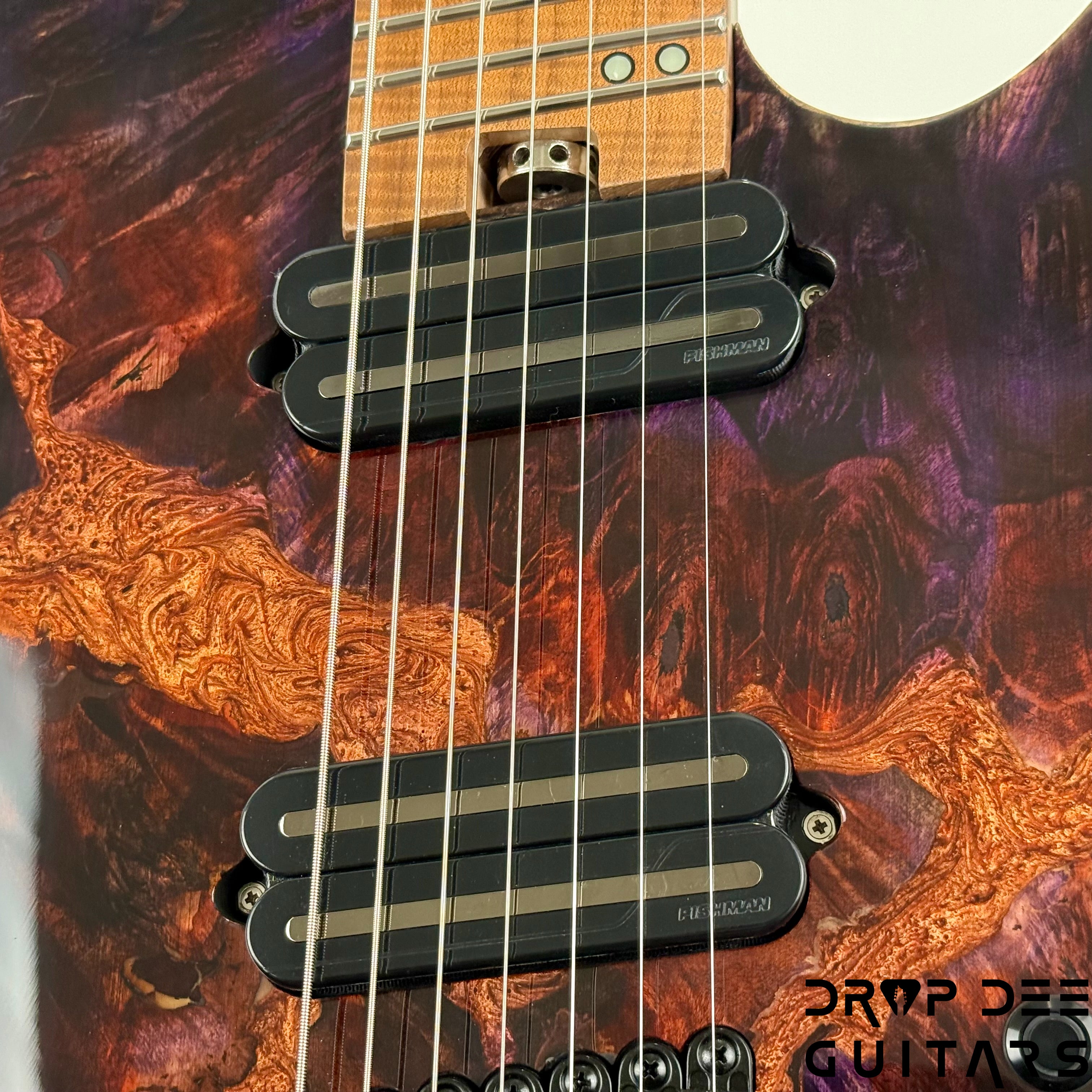 Legator Ghost X7F Multiscale Headless 7-String Electric Guitar w/ Bag - Magma