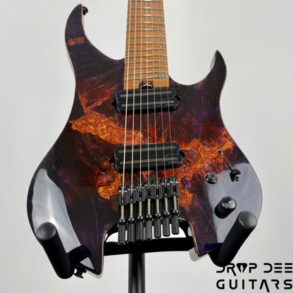 Legator Ghost X7F Multiscale Headless 7-String Electric Guitar w/ Bag - Magma