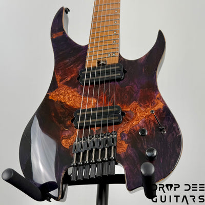Legator Ghost X7F Multiscale Headless 7-String Electric Guitar w/ Bag - Magma
