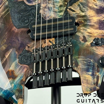 Legator Ghost X7F Multiscale Headless 7-String Electric Guitar w/ Bag - Coral