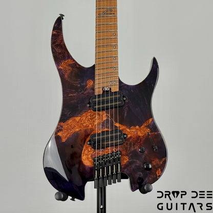 Legator Ghost X6F Multiscale Headless Electric Guitar w/ Bag - Magma
