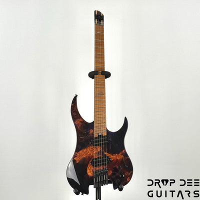 Legator Ghost X6F Multiscale Headless Electric Guitar w/ Bag - Magma