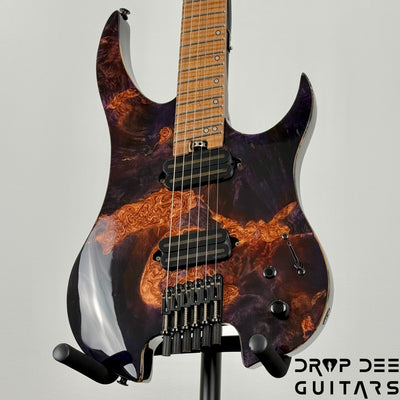 Legator Ghost X6F Multiscale Headless Electric Guitar w/ Bag - Magma