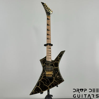 Jackson Pro Plus Series Signature Brandon Ellis Kelly KE27 Electric Guitar w/ Bag - Gold Crackle