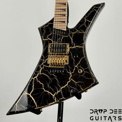 Jackson Pro Plus Series Signature Brandon Ellis Kelly KE27 Electric Guitar w/ Bag - Gold Crackle