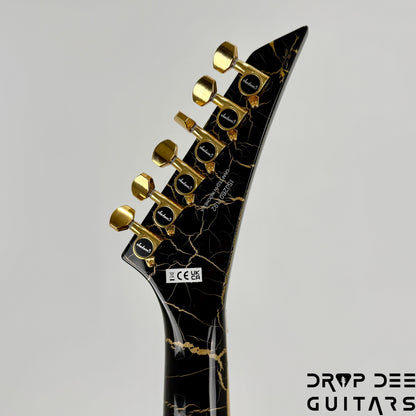 Jackson Pro Plus Series Signature Brandon Ellis Kelly KE27 Electric Guitar w/ Bag - Gold Crackle