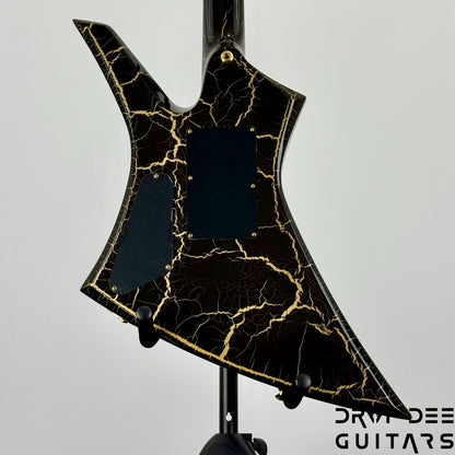 Jackson Pro Plus Series Signature Brandon Ellis Kelly KE27 Electric Guitar w/ Bag - Gold Crackle