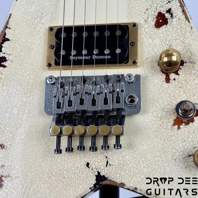 Jackson USA Custom Shop Special Edition Rhoads Electric Guitar w/ Case - Vanilla Shake over 2 Tone Burst
