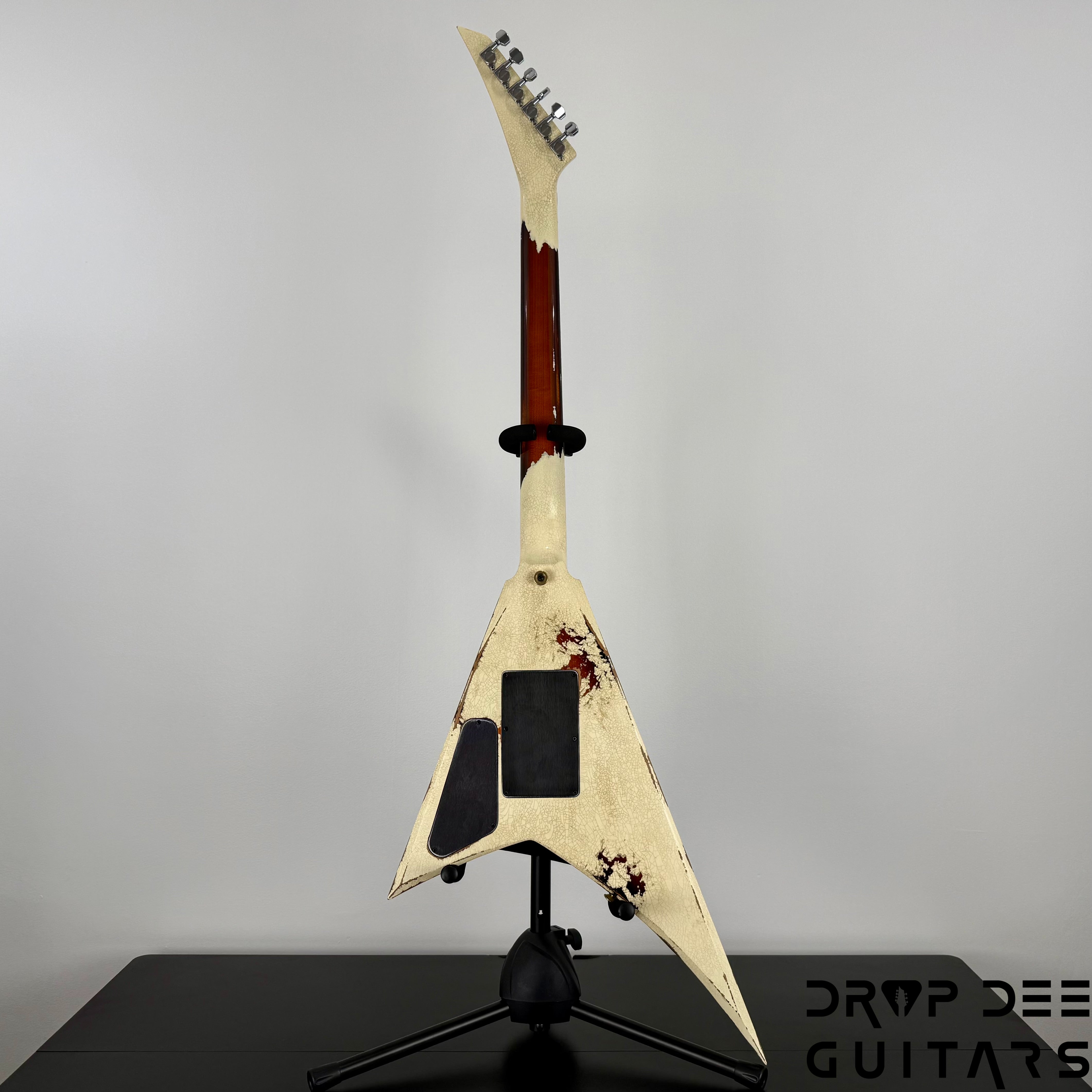 Jackson USA Custom Shop Special Edition Rhoads Electric Guitar w/ Case - Vanilla Shake over 2 Tone Burst