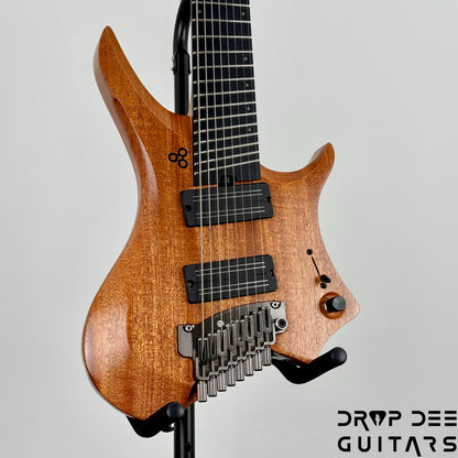 GOC USA Ilumina 8 Trem Multiscale Headless 8-String Electric Guitar - Natural