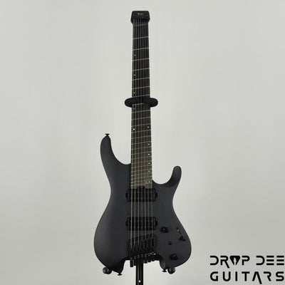 Ibanez Standard QX527B 7-String Headless Electric Guitar w/ Bag - Weathered Black