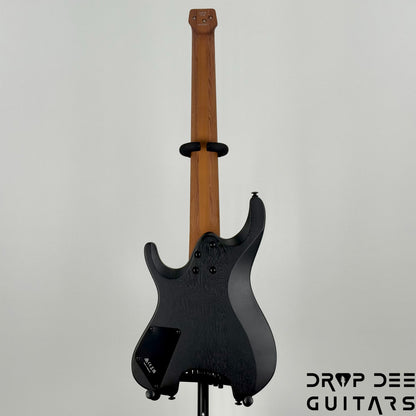 Ibanez Standard QX527B 7-String Headless Electric Guitar w/ Bag - Weathered Black