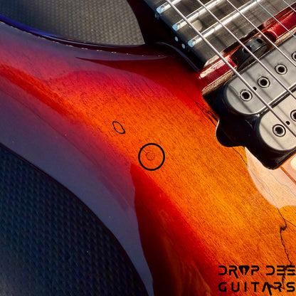 Sterling By Music Man John Petrucci Signature Majesty MAJ200 Electric Guitar w/ Bag - Blood Orange Burst