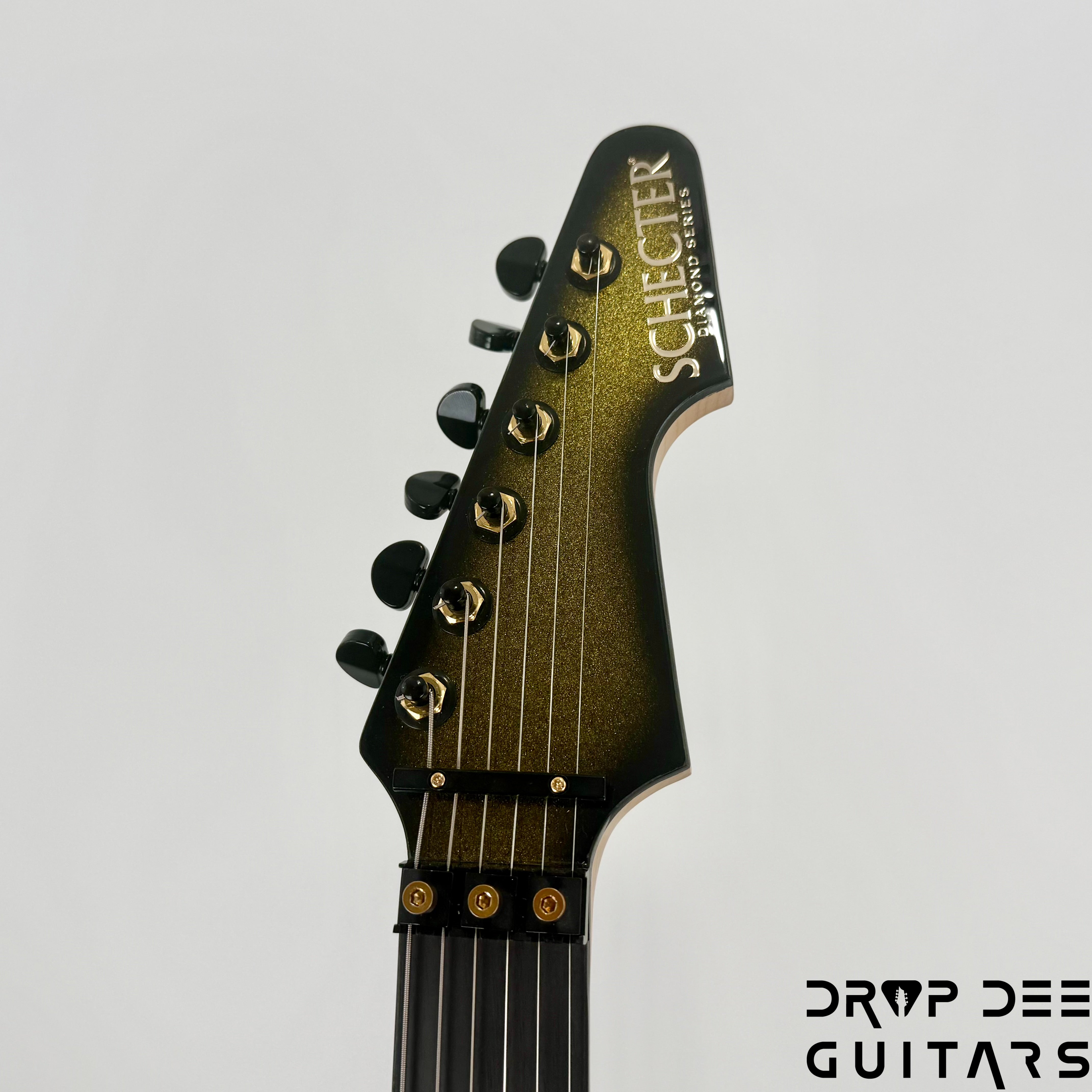 Schecter Diamond Series 50th Anniversary Avenger FR-S Electric Guitar - 50th Gold Burst