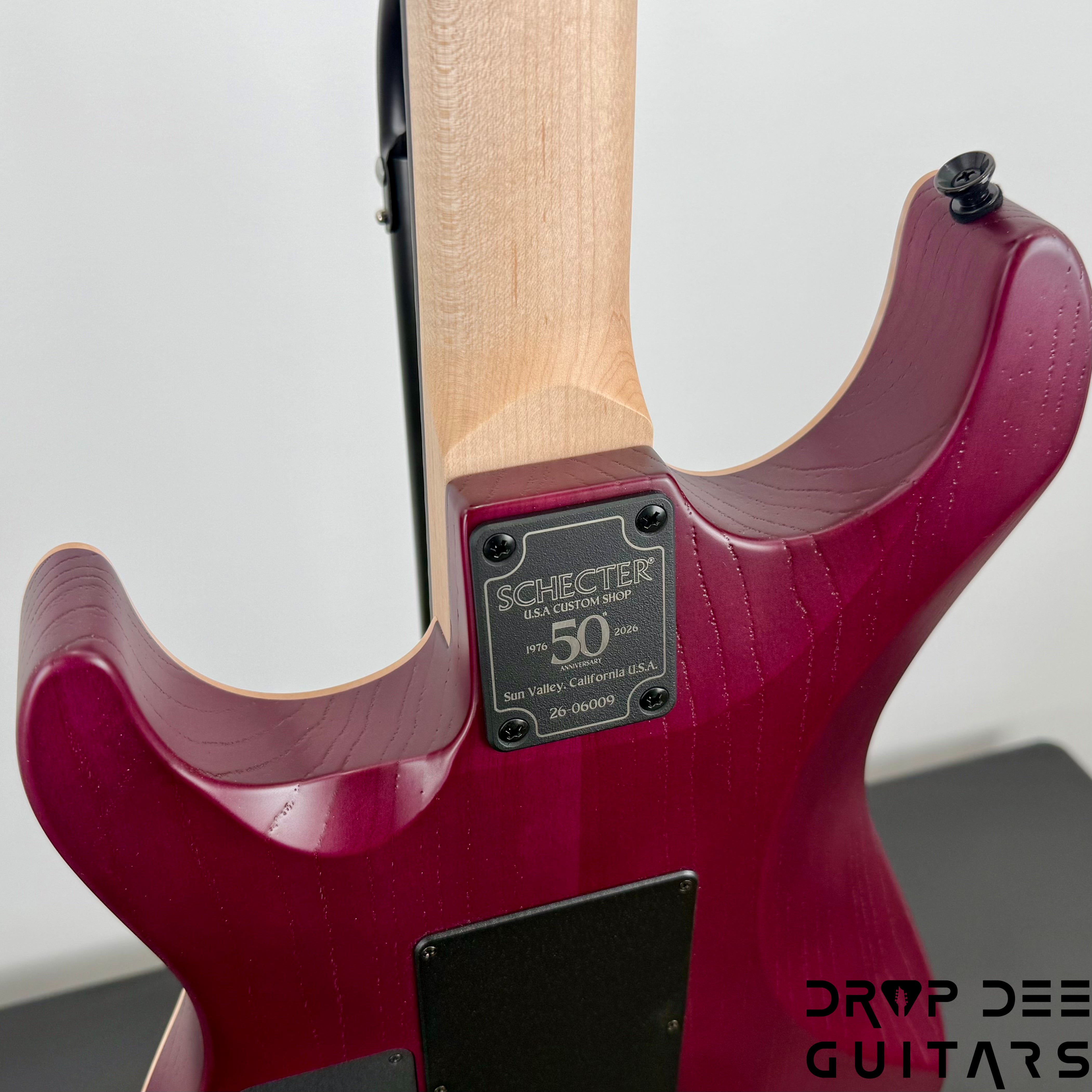 Schecter Custom Shop Sunset Custom-II 24 FR Electric Guitar w/ Case - Purple Burst