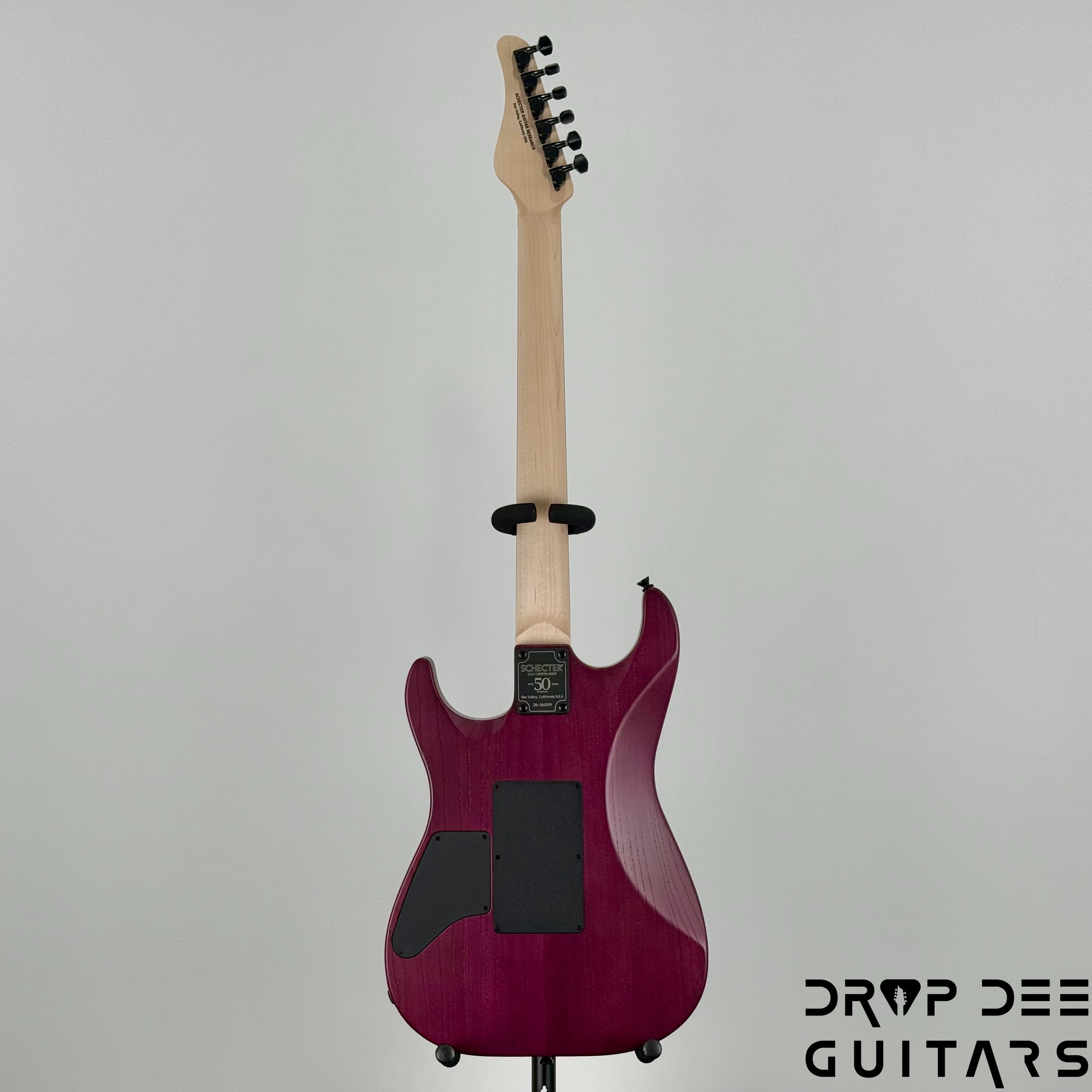 Schecter Custom Shop Sunset Custom-II 24 FR Electric Guitar w/ Case - Purple Burst