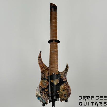 Legator Ghost X8F Multiscale Headless 8-String Electric Guitar w/ Bag - Coral