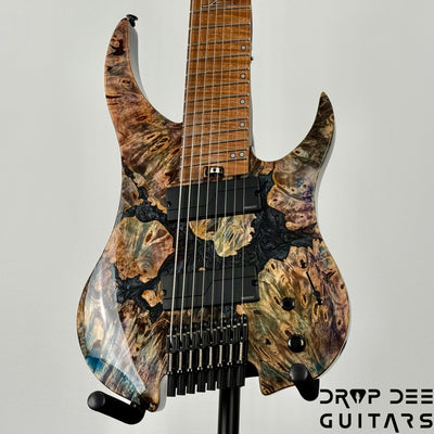 Legator Ghost X8F Multiscale Headless 8-String Electric Guitar w/ Bag - Coral