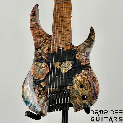 Legator Ghost X8F Multiscale Headless 8-String Electric Guitar w/ Bag - Coral