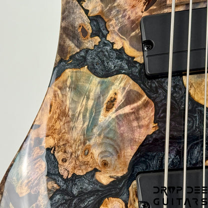 Legator Ghost X8F Multiscale Headless 8-String Electric Guitar w/ Bag - Coral