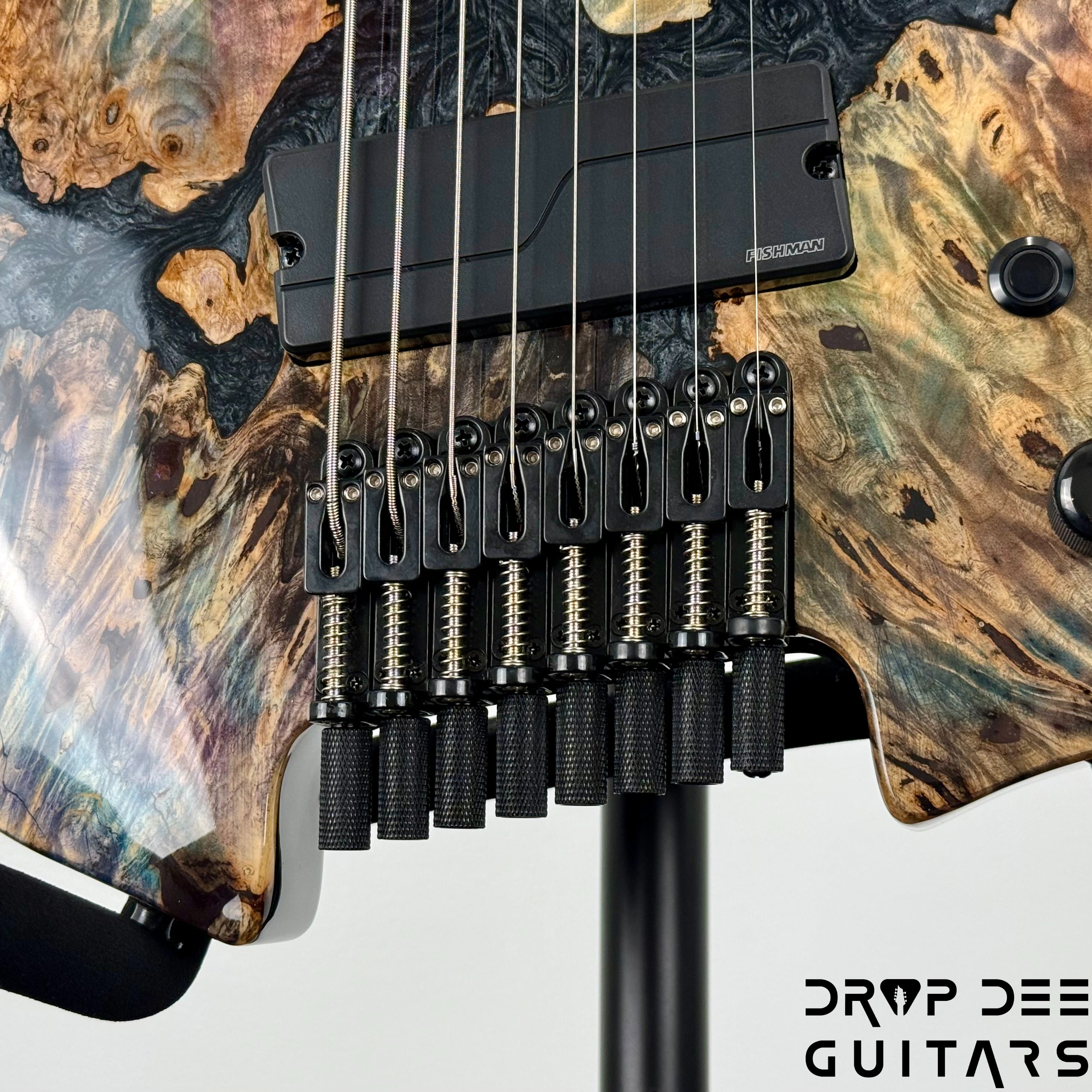 Legator Ghost X8F Multiscale Headless 8-String Electric Guitar w/ Bag - Coral