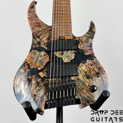 Legator Ghost X8F Multiscale Headless 8-String Electric Guitar w/ Bag - Coral