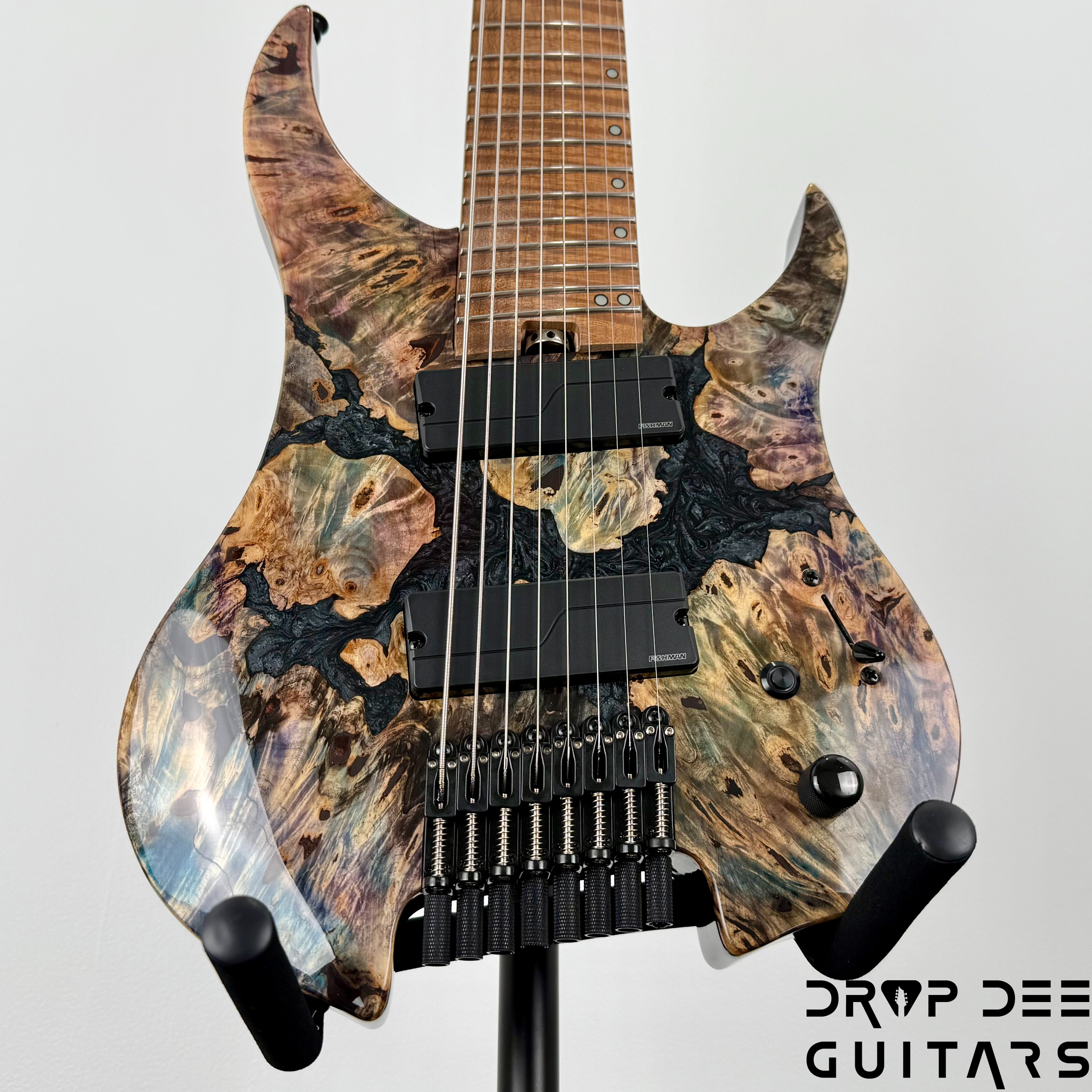 Legator Ghost X8F Multiscale Headless 8-String Electric Guitar w/ Bag - Coral