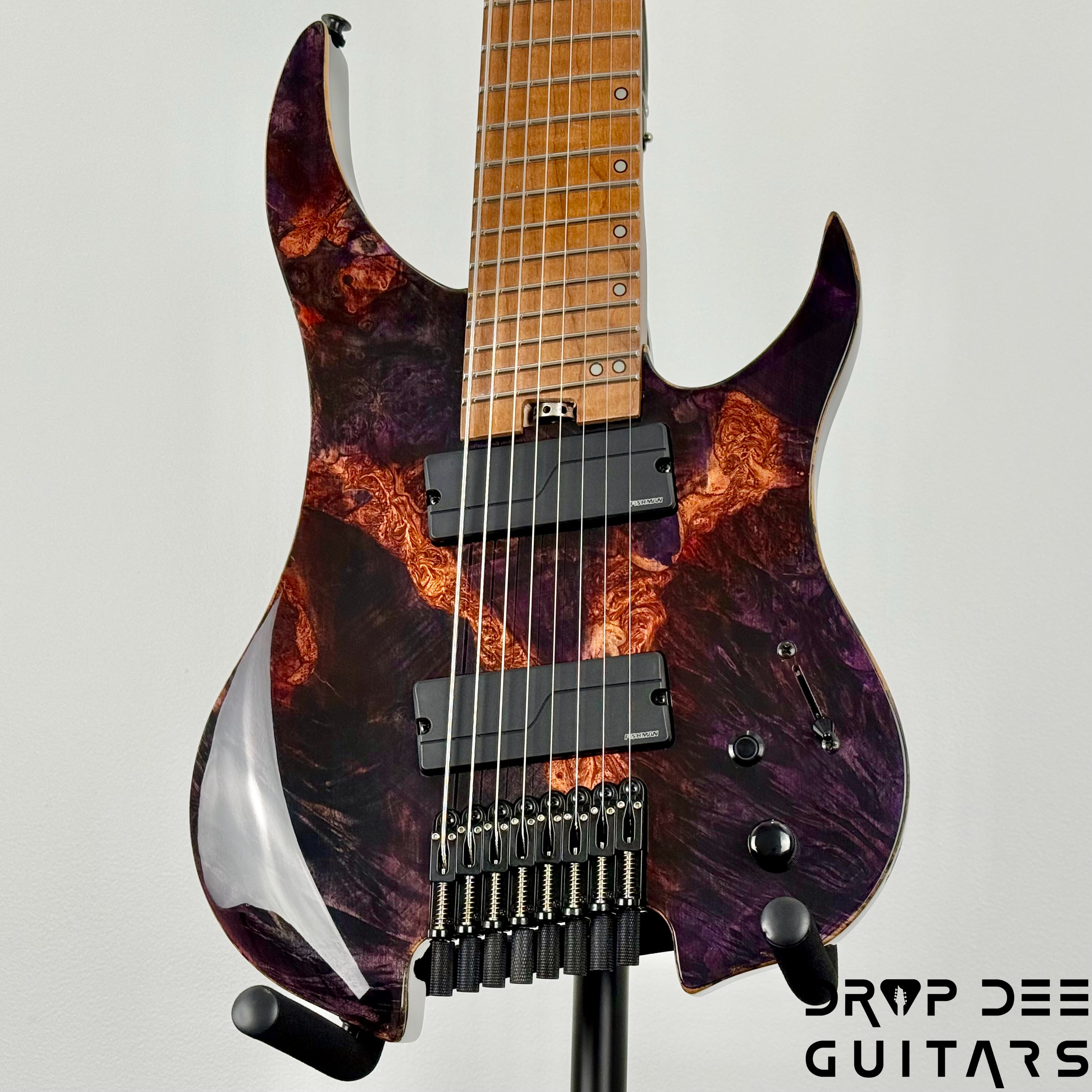 Legator Ghost X8F Multiscale Headless 8-String Electric Guitar w/ Bag - Magma