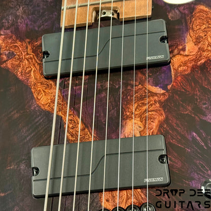 Legator Ghost X8F Multiscale Headless 8-String Electric Guitar w/ Bag - Magma