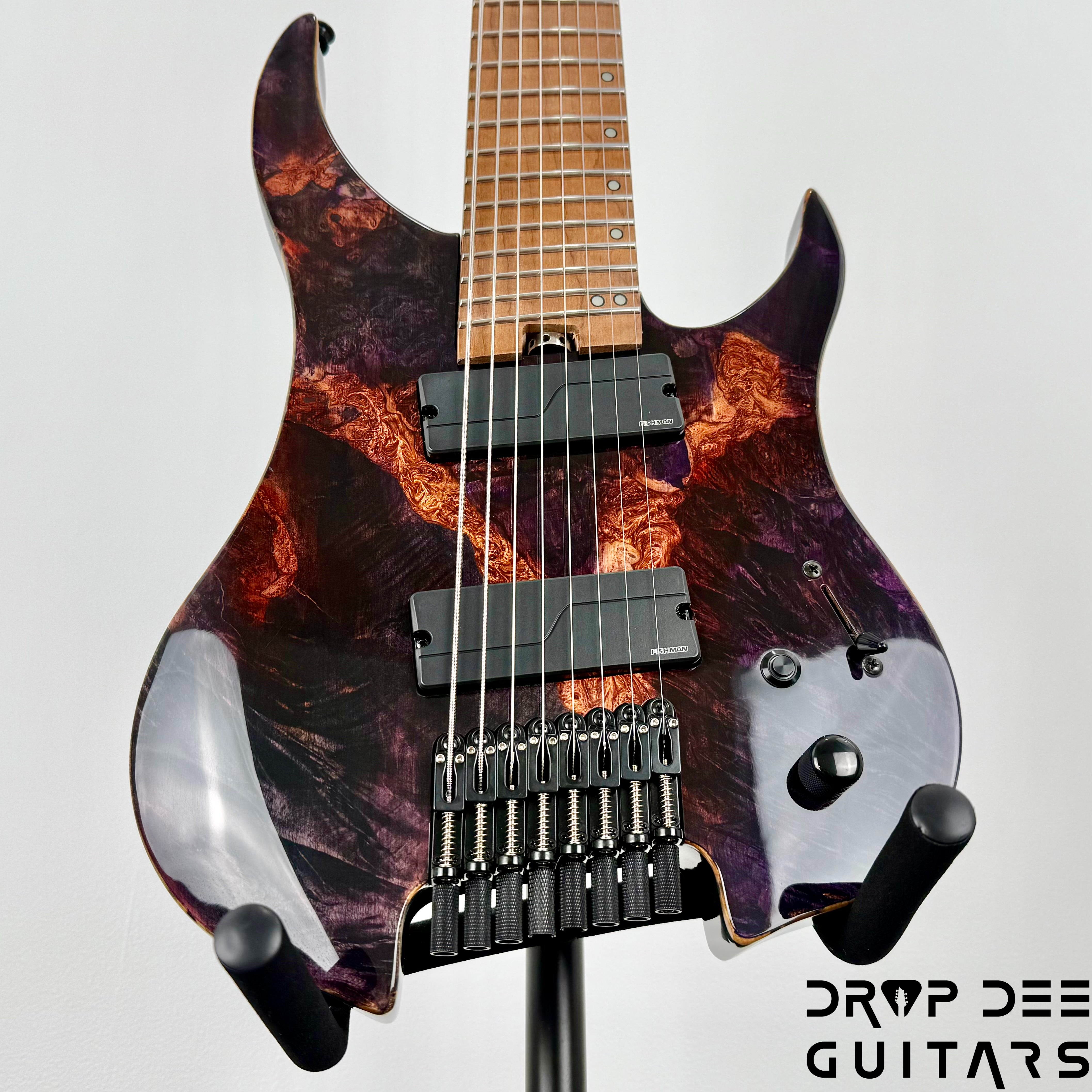 Legator Ghost X8F Multiscale Headless 8-String Electric Guitar w/ Bag - Magma