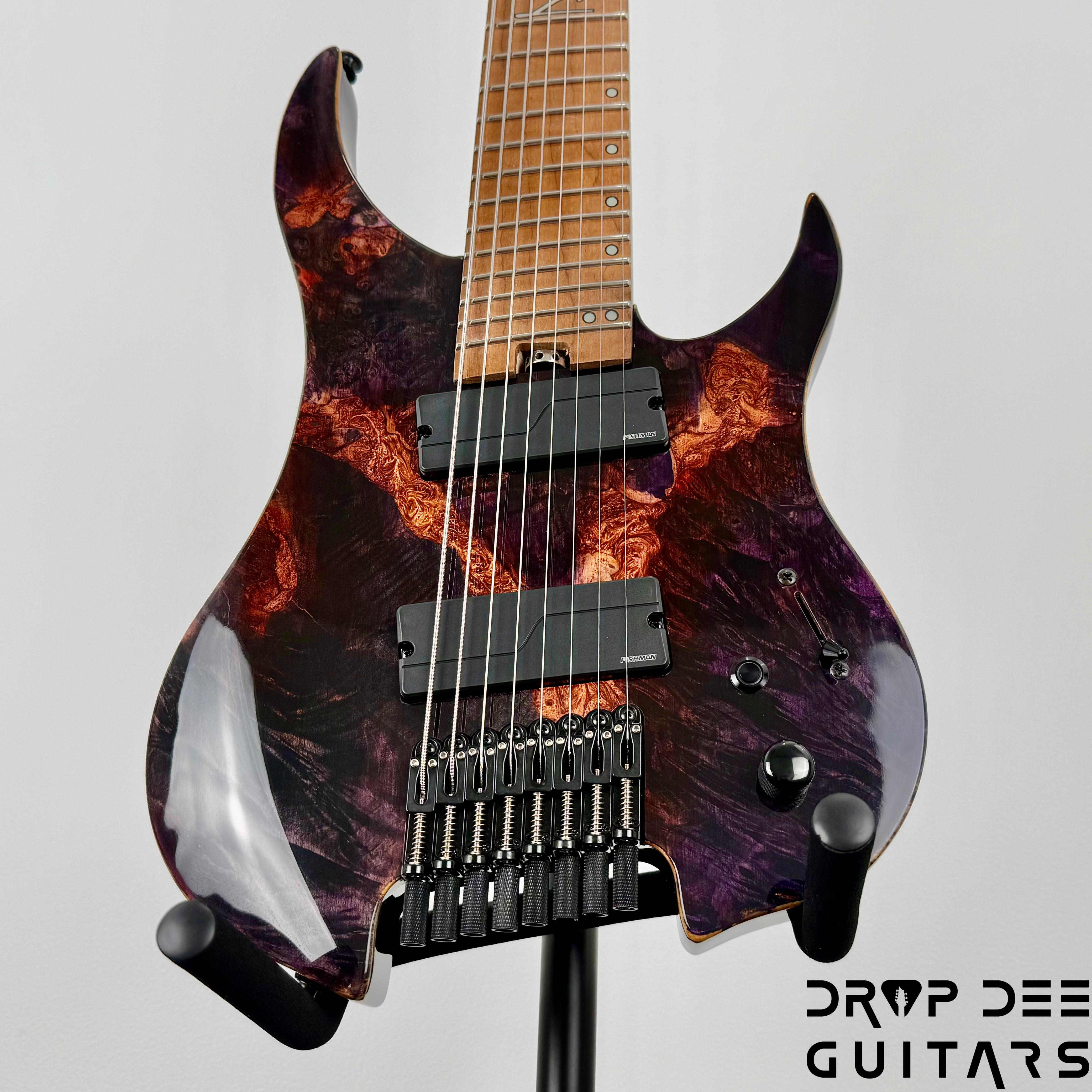 Legator Ghost X8F Multiscale Headless 8-String Electric Guitar w/ Bag - Magma