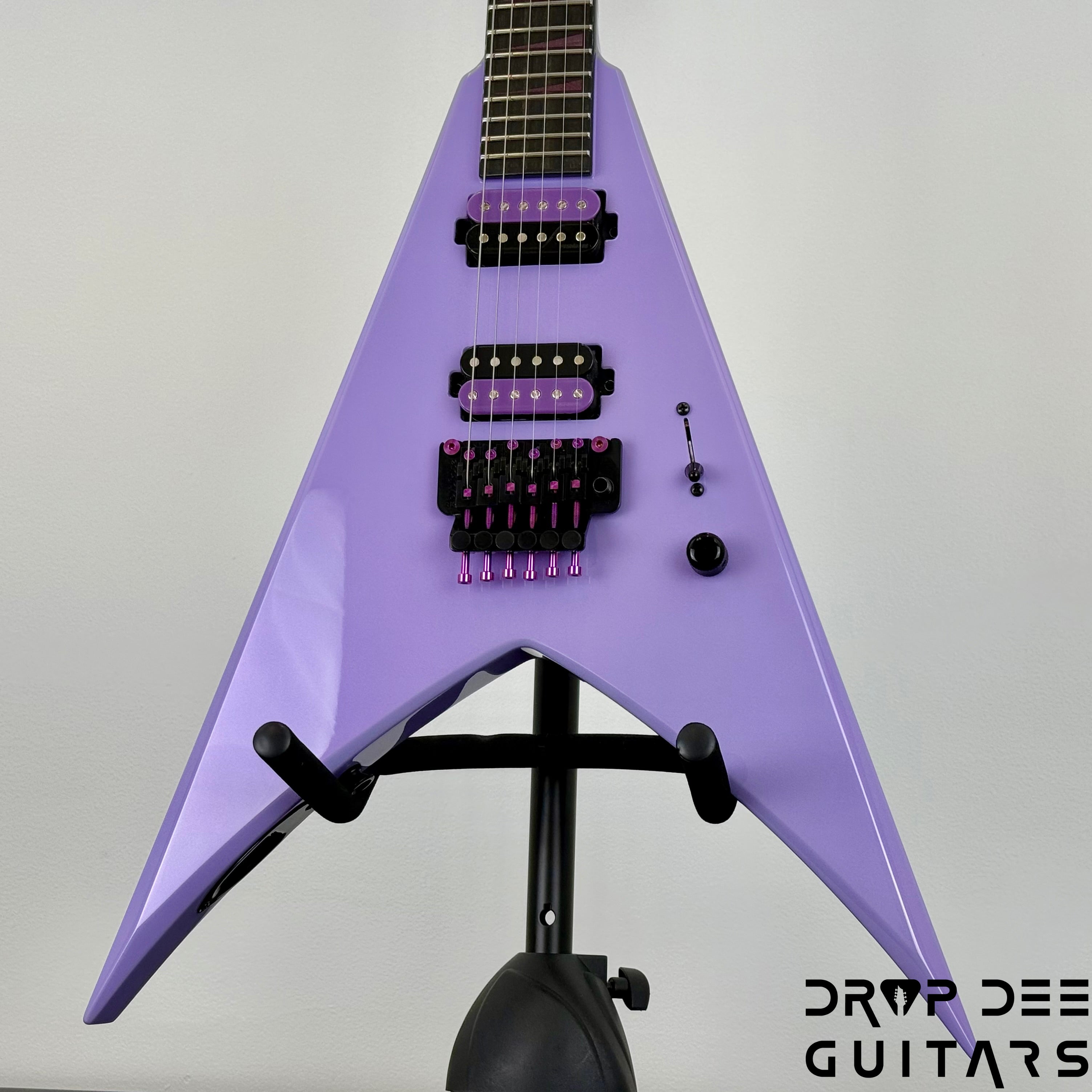 Jackson USA Custom Shop Special Edition King V Electric Guitar w/ Case - Lavender Ice