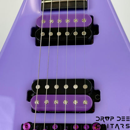 Jackson USA Custom Shop Special Edition King V Electric Guitar w/ Case - Lavender Ice
