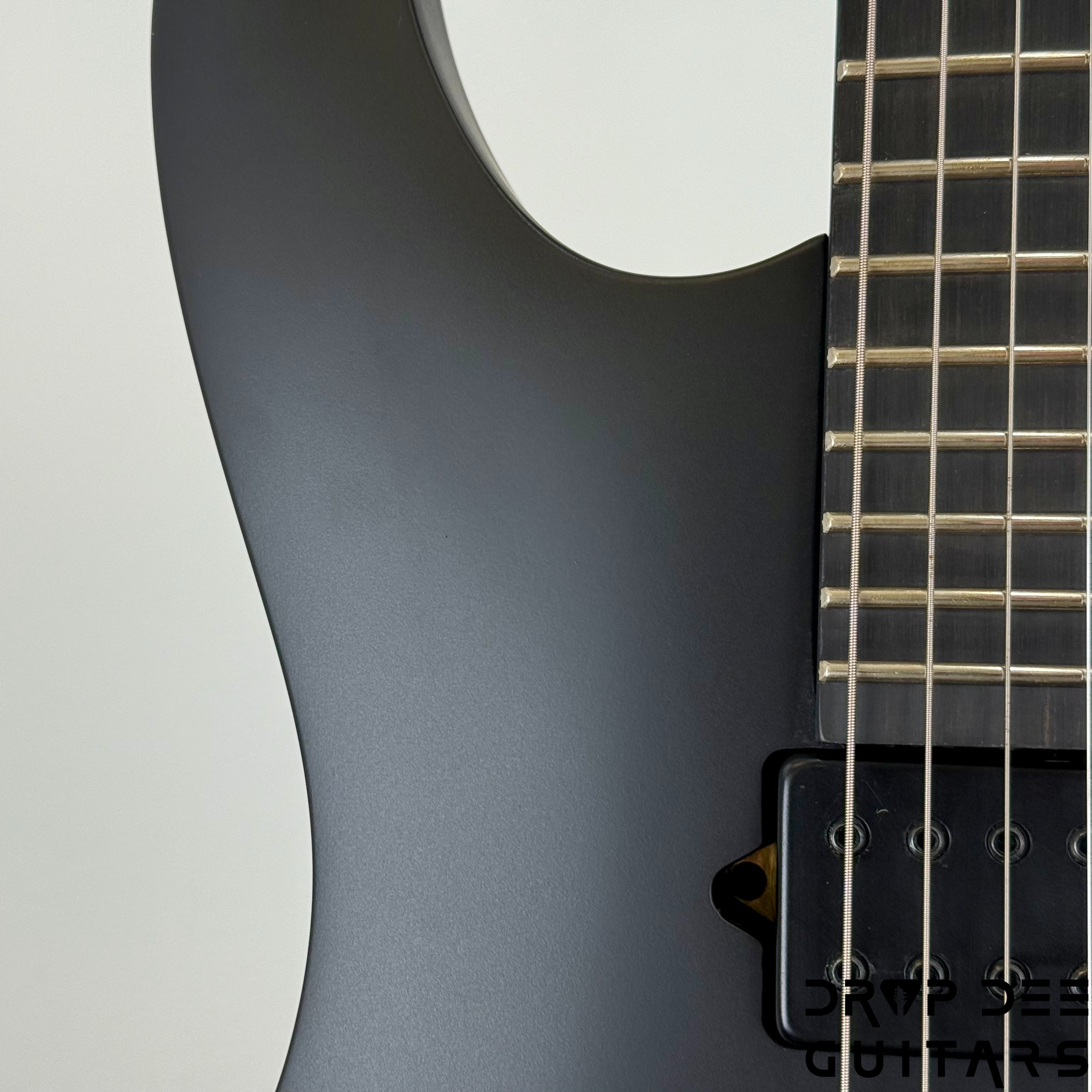 Ibanez Iron Label S721RB Electric Guitar - Black Flat