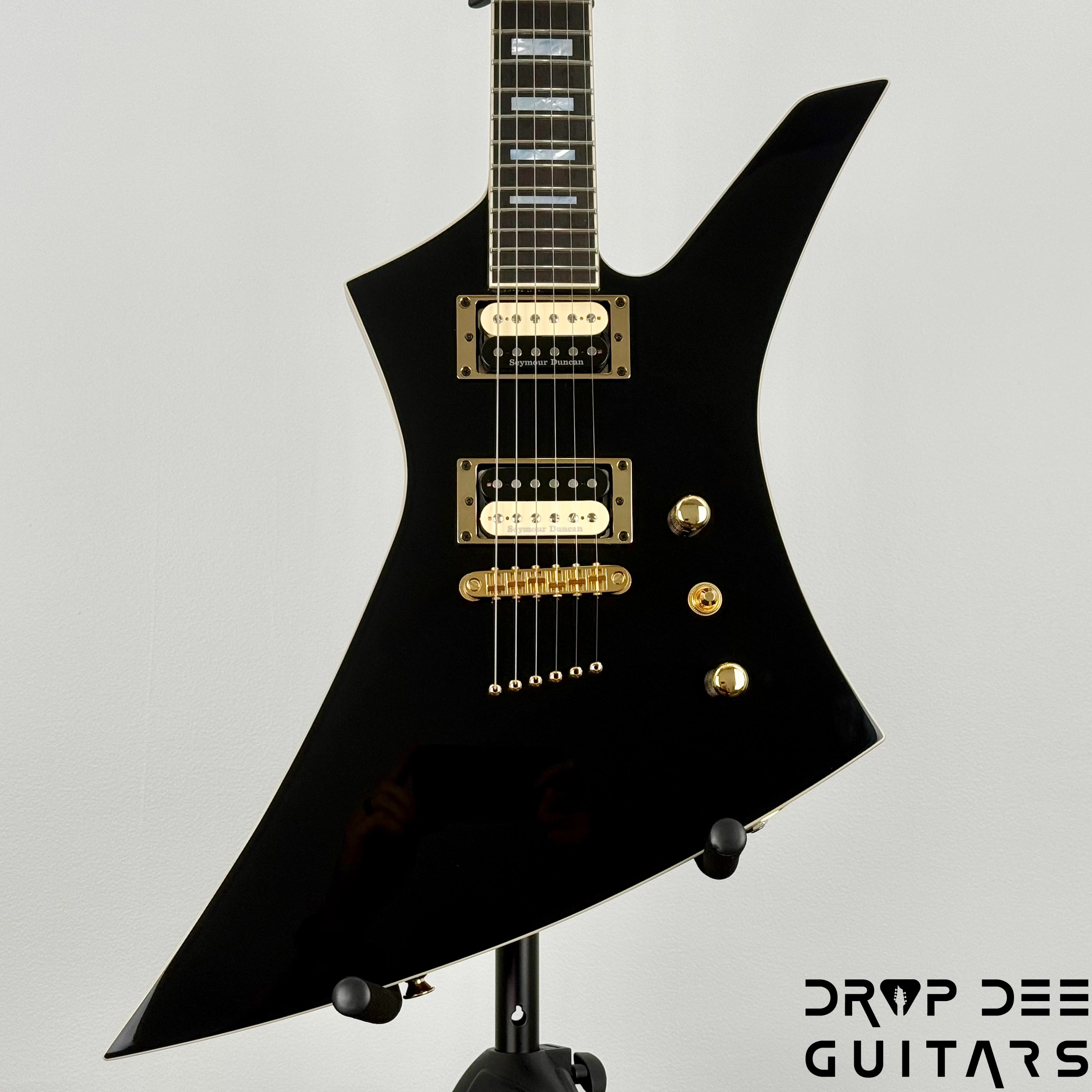 Jackson USA Custom Shop Special Edition Kelly Electric Guitar w/ Case - Black & Natural