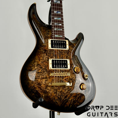 ESP Original Series Mystique CTM Electric Guitar w/ Case - Reptile Black Burst