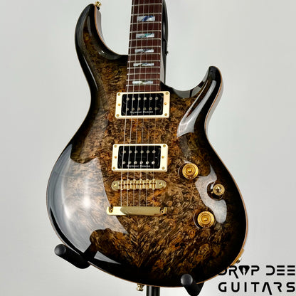 ESP Original Series Mystique CTM Electric Guitar w/ Case - Reptile Black Burst