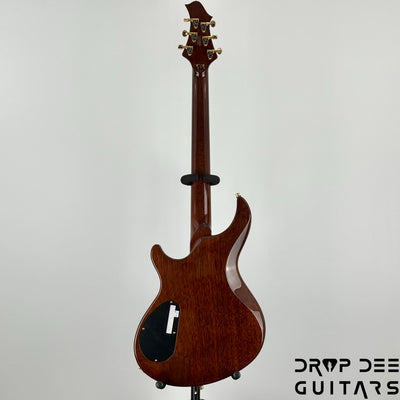 ESP Original Series Mystique CTM Electric Guitar w/ Case - Reptile Black Burst