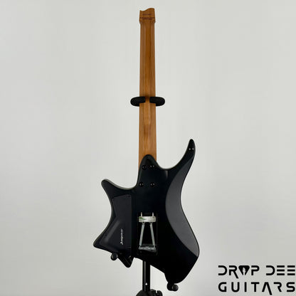 Strandberg Boden Standard N2.6T Tremolo Multiscale Headless Electric Guitar w/ Bag - Black Satin Metallic