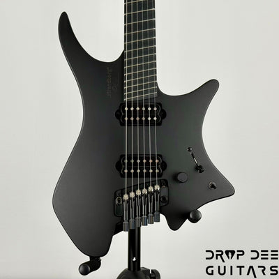 Strandberg Boden Plini Edition N2.6T Tremolo Multiscale Headless Electric Guitar w/ Bag - Black Satin Metallic