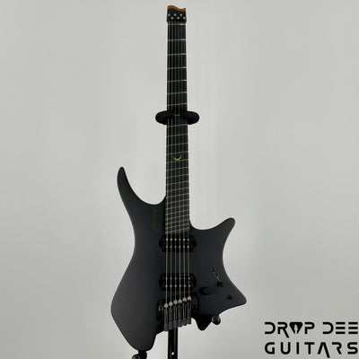 Strandberg Boden Plini Edition N2.6T Tremolo Multiscale Headless Electric Guitar w/ Bag - Black Satin Metallic
