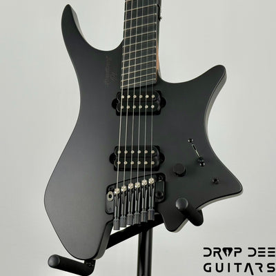 Strandberg Boden Plini Edition N2.6T Tremolo Multiscale Headless Electric Guitar w/ Bag - Black Satin Metallic