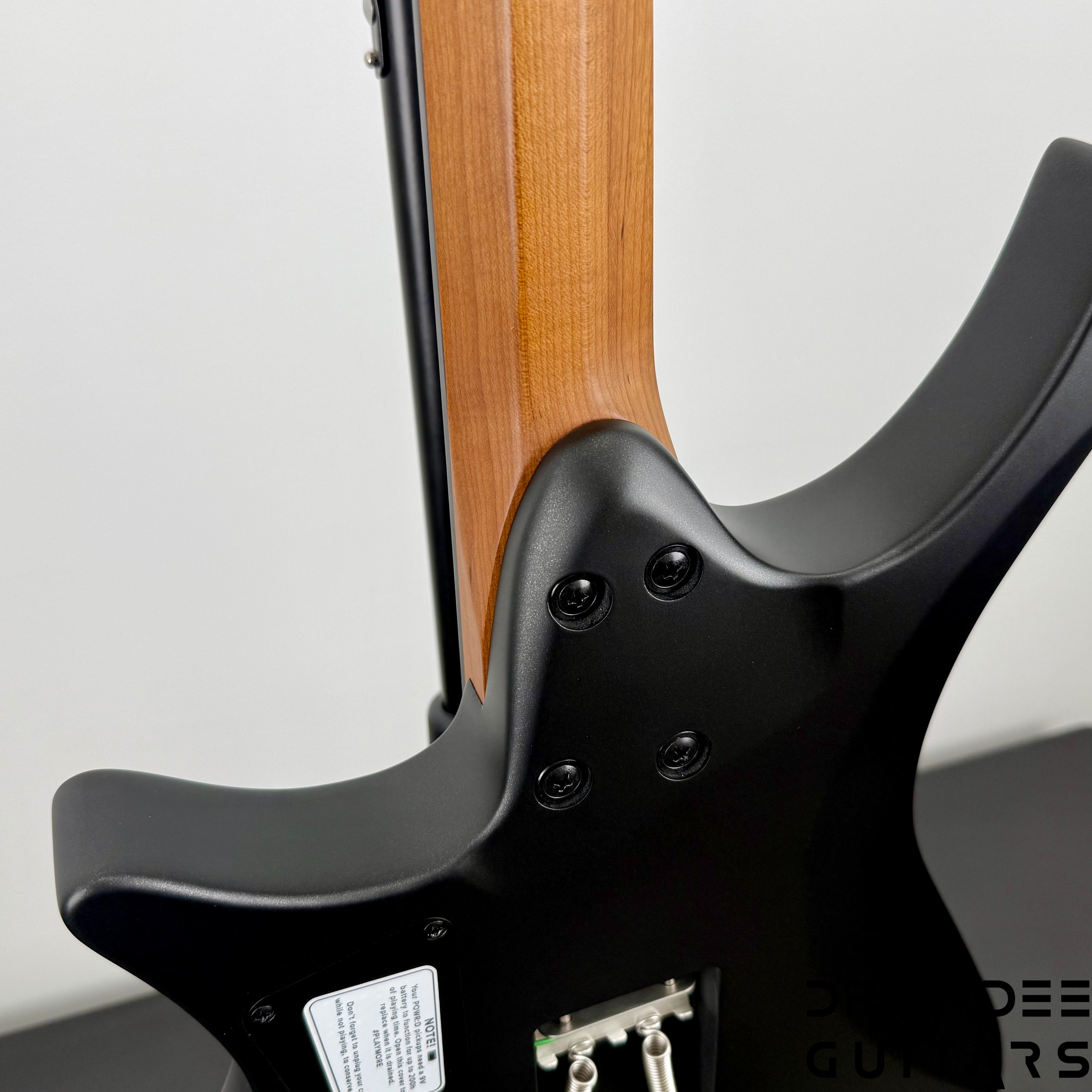 Strandberg Boden Plini Edition N2.6T Tremolo Multiscale Headless Electric Guitar w/ Bag - Black Satin Metallic