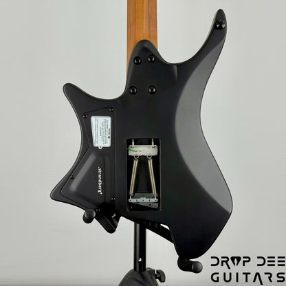Strandberg Boden Plini Edition N2.6T Tremolo Multiscale Headless Electric Guitar w/ Bag - Black Satin Metallic