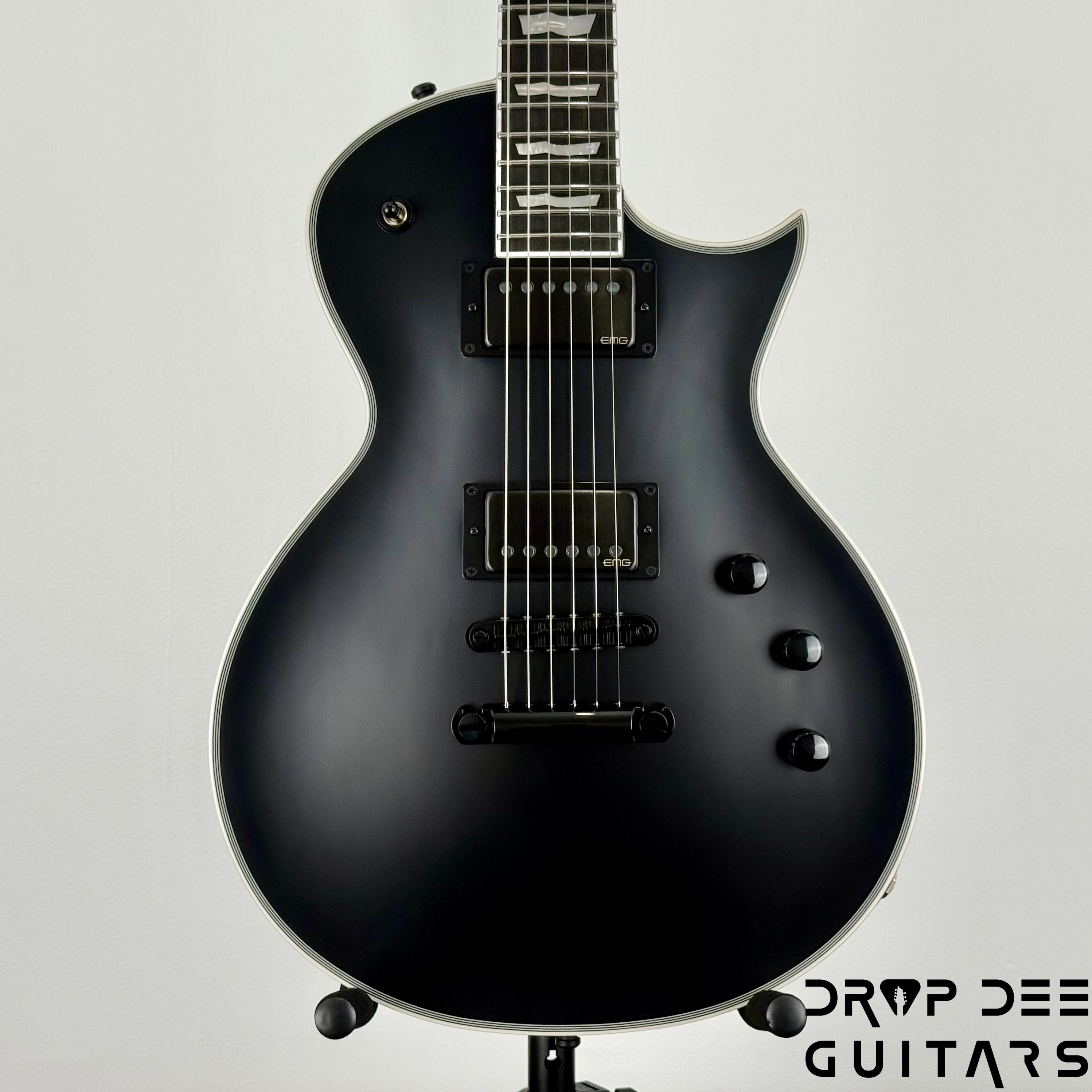 ESP E-II Eclipse Electric Guitar w/ Case - Black Satin