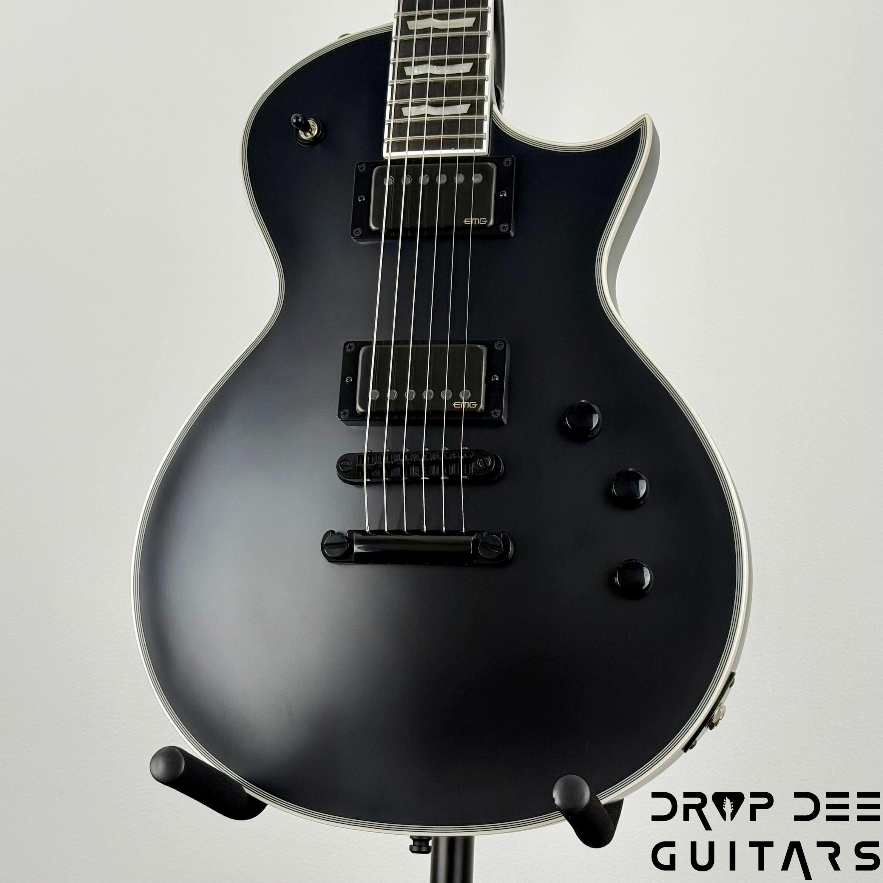 ESP E-II Eclipse Electric Guitar w/ Case - Black Satin