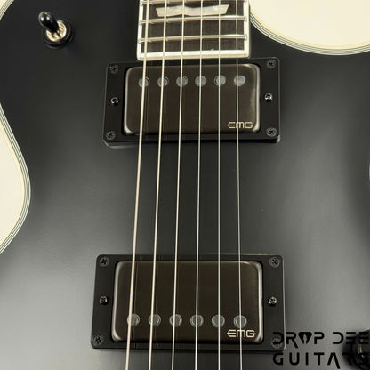 ESP E-II Eclipse Electric Guitar w/ Case - Black Satin